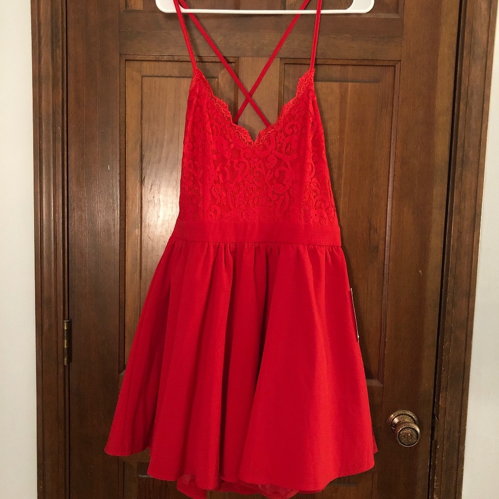 NWT Tobi Red Mini Dress